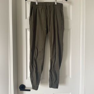 Olive Green Joggers, Mendocino, Size S